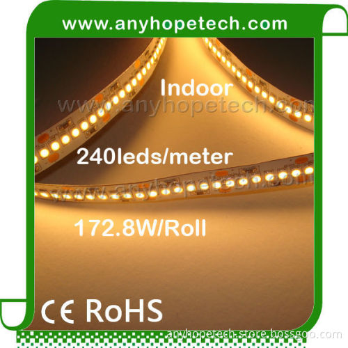 4620lm CE RoHS EMC LVD FCC ETL UL for kitchen cabinets led ribbon tape SMD2835 240leds